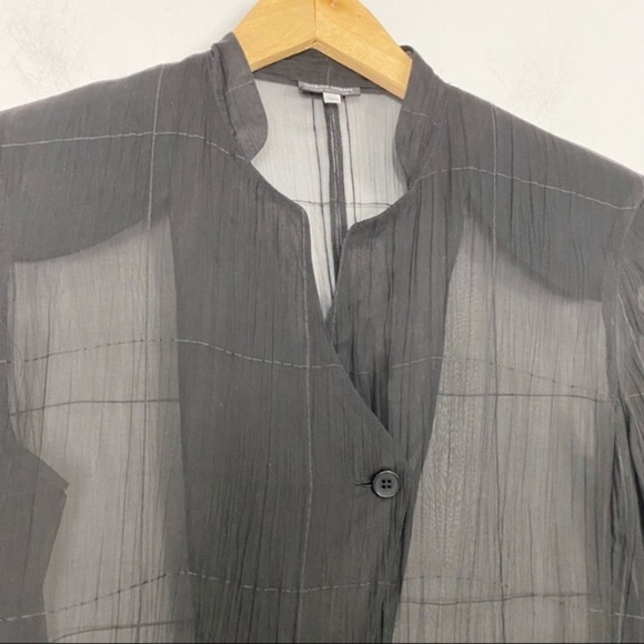 GIORGIO ARMANI Sheer Front Panel Shirt - Picture 3 of 9